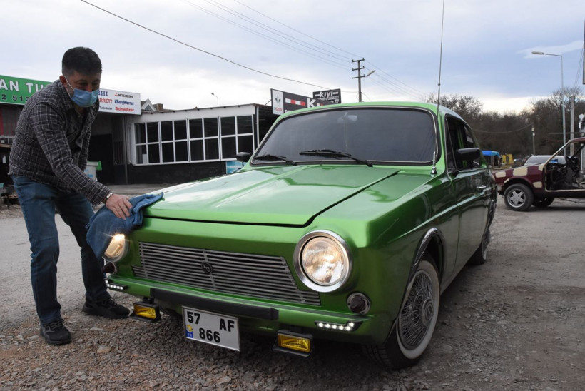 Sinoplu kaportacı klasik aracını MHP Genel Başkanı Bahçeli'ye hediye etmek istiyor - Resim: 3
