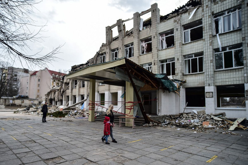 Rus saldırısı sonrası bu hale geldi! Görüntüler yürekleri sızlattı - Resim: 2