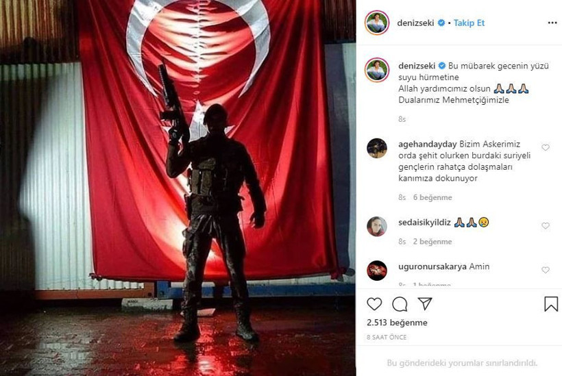 İdlib'de 33 şehit haberiyle Türkiye yasa boğuldu! Ünlülerden mesajlar yağdı - Resim: 3