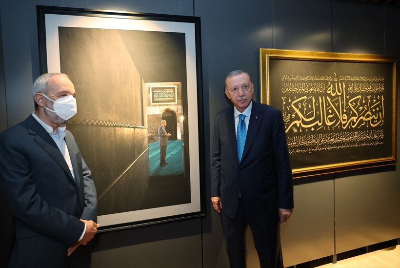 Cumhurbaşkanı Erdoğan, "Ayasofya Fotoğrafları" sergisini ziyaret etti - Resim: 4
