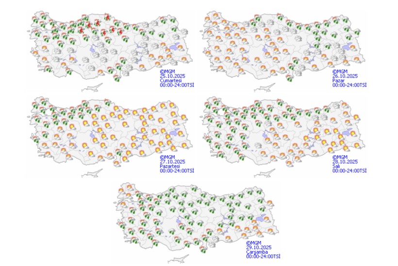 Meteoroloji açıkladı karla karışık yağmur geliyor! 12 kentte sarı kodlu alarm - Resim: 4
