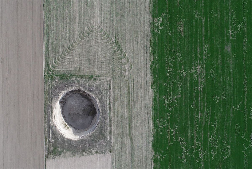 Konya Ovası'nda tespit edilen obruk sayısı 325'e ulaştı korkutan görüntü - Resim: 3