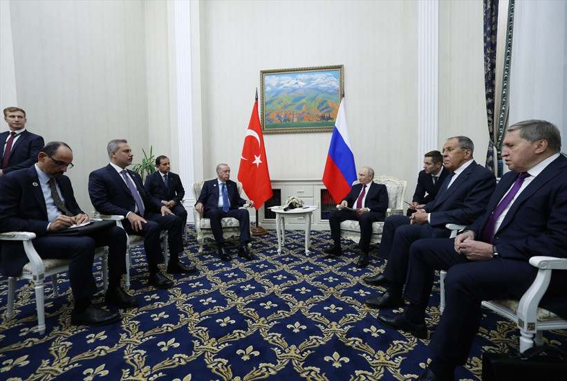 Cumhurbaşkanı Erdoğan, Rusya Devlet Başkanı Putin ile bir araya geldi - Resim: 3
