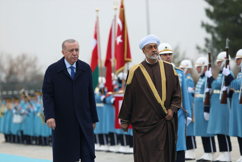 Cumhurbaşkanı Erdoğan, Umman Sultanı Heysem bin Tarık'ı resmi törenle karşıladı - Resim: 4