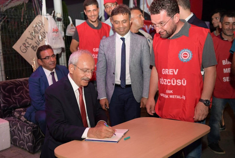 Kılıçdaroğlu, grev yapan işçileri ziyaret etti - Resim: 3