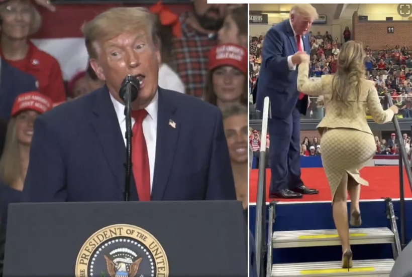 Trump'tan Nicki Minaj'a olay söz: Az önce güzel bir kıç gördüm, o kalçayı gözden kaçırmak zor - Resim: 2