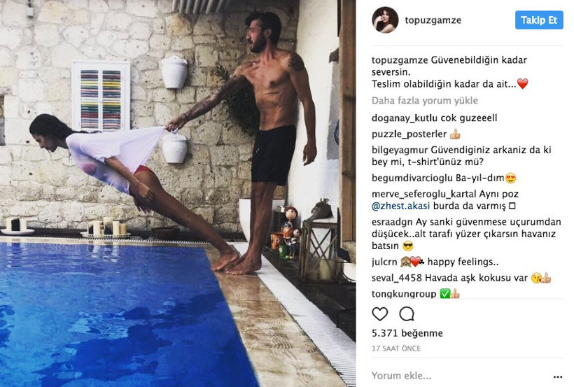 Tümer Metin Gamze Topuz çiftinden cesur pozlar! - Resim: 3