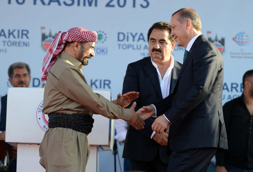 Erdoğan, Barzani ve Perver'le sahnede - Resim: 1
