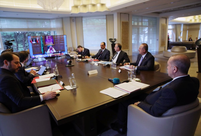 Cumhurbaşkanı Erdoğan G20 Zirvesine video konferansla katıldı - Resim: 2