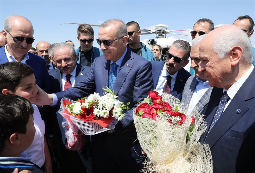 Cumhurbaşkanı Recep Tayyip Erdoğan Malazgirt'te! 948'inci yıldönümünden kareler - Resim: 3