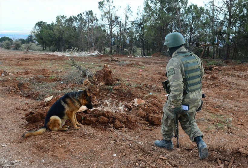 Burseya Dağı'ndan olay görüntü! Mehmetçik sıkınca... - Resim: 3