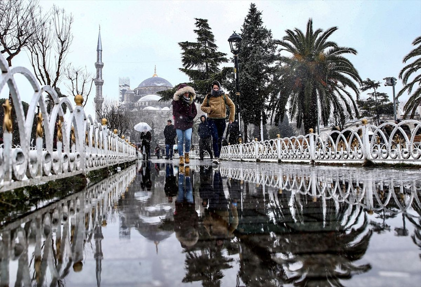 İstanbullular karın tadını çıkardı işte kartpostallık manzaralar - Resim: 1
