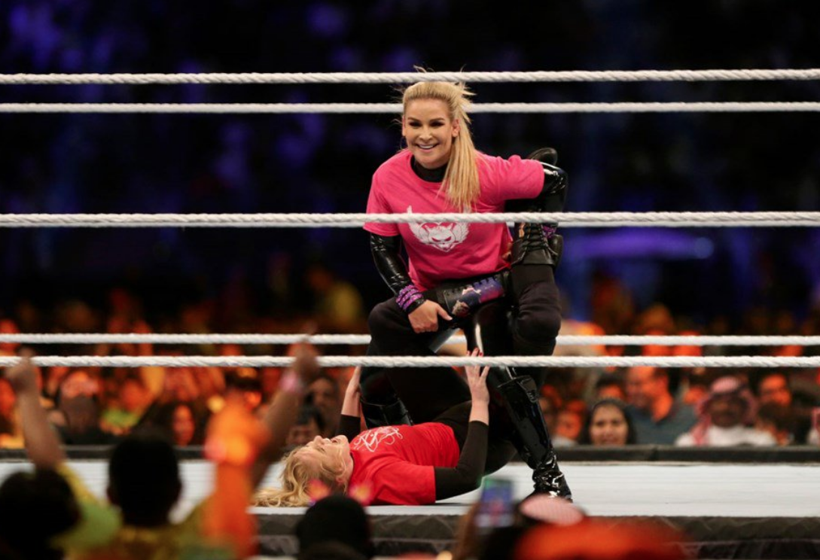 Suudi Arabistan'da bir ilk! Kadınların güreşi ağızları açık bıraktı - Resim: 1