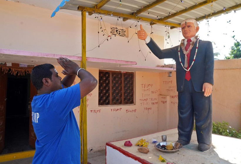 ABD Başkanı Donald Trump'a tapınıyordu Hindistan'da öldü - Resim: 1