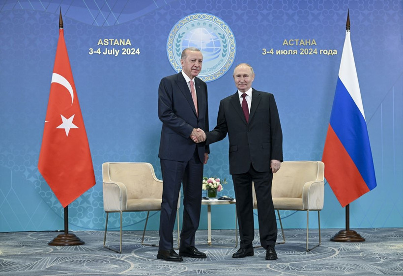 Cumhurbaşkanı Erdoğan ve Vladimir Putin bir arada! "Akkuyu'yu bir an önce devreye almak istiyoruz" - Resim: 2