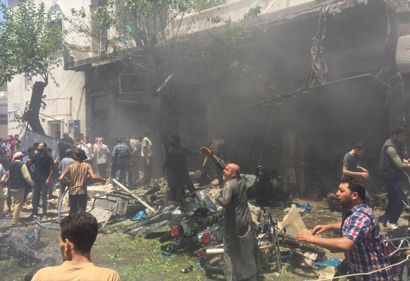 Suriye'de Fırat Kalkanı ile terörden arındırılan Bab'da eş zamanlı patlamalar - Resim: 2