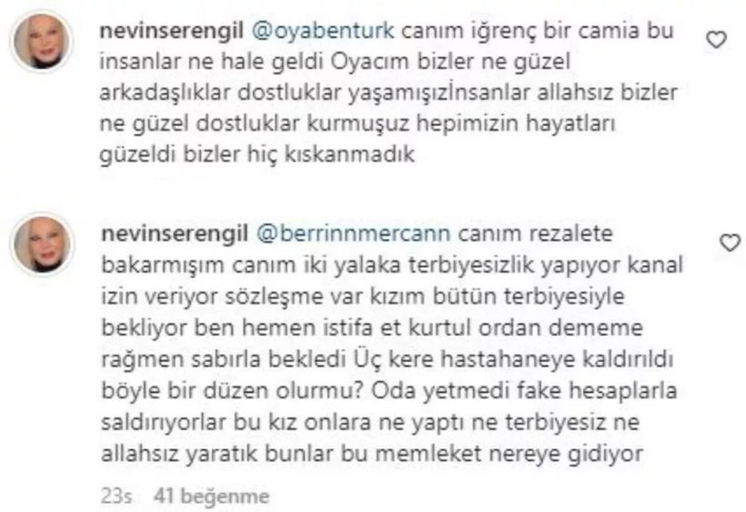 Seren Serengil'in annesi açtı ağzını yumdu gözünü! Bircan Bali ve Arto'ya zehir zemberek sözler: "İki yalaka, Allahsız yaratık bunlar" - Resim: 2