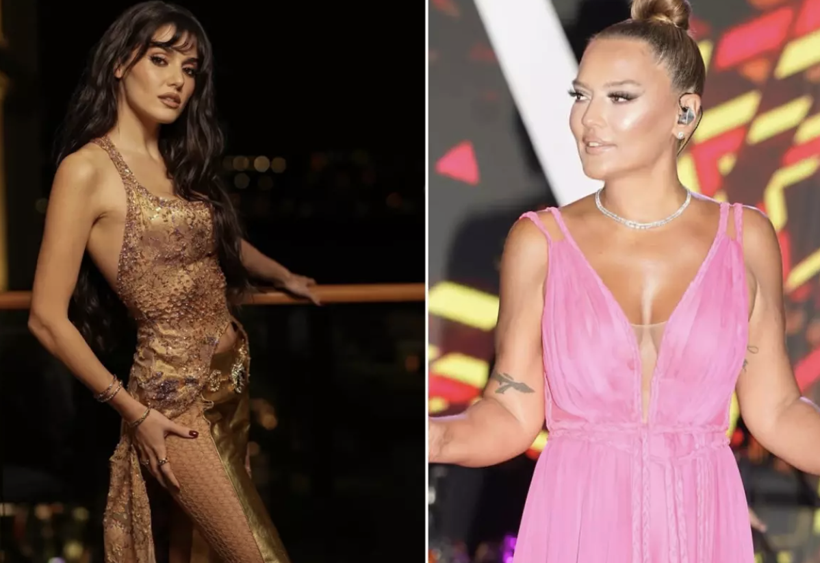 Demet Akalın'dan Hande Erçel'e tuhaf yorum! Elbisesine öyle şeyler söyledi ki... - Resim: 1