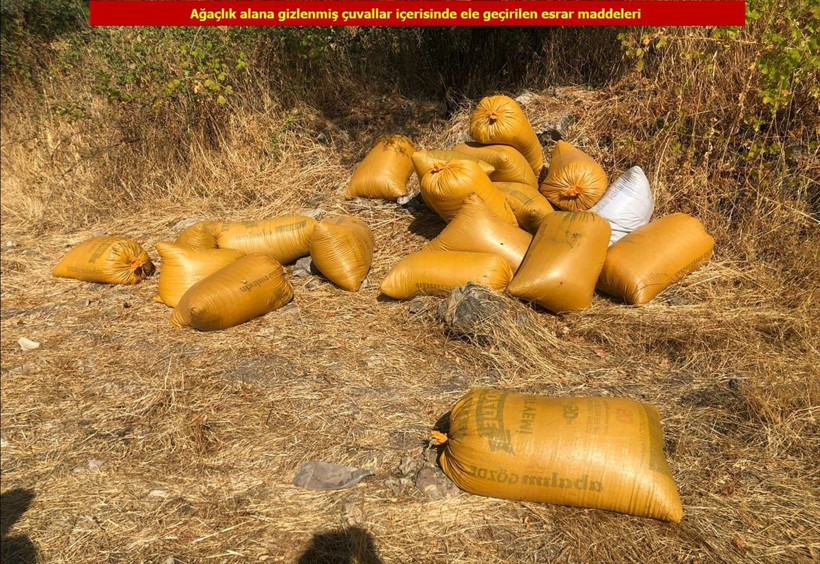 Diyarbakır'da terör örgütü PKK'ya büyük darbe! Tonlarca esrar ele geçirildi - Resim: 1