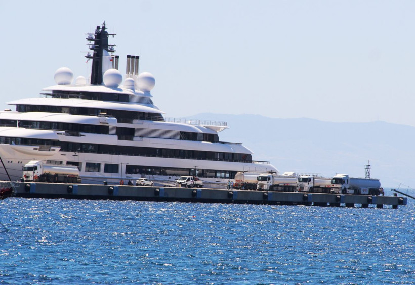 2 milyar dolarlık 'yüzen saray' Bodrum’da! Deposunu 15 tanker ancak doldurabildi - Resim: 2