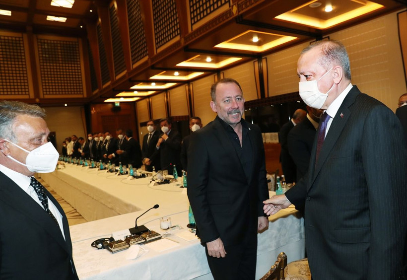 Cumhurbaşkanı Recep Tayyip Erdoğan, Beşiktaş'ı kabul etti - Resim: 1