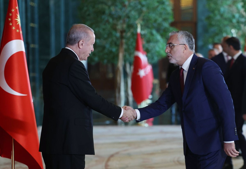 Cumhurbaşkanı Erdoğan, 29 Ekim Cumhuriyet Bayramı tebriklerini kabul etti - Resim: 1