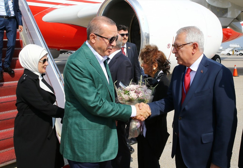 Erdoğan'a ABD'de coşkulu karşılama - Resim: 1