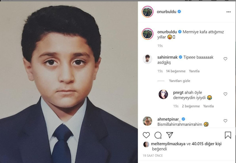 Güldür Güldür Onur Buldu'nun Instagram'daki çocukluk fotoğrafı Ecem Erkek ile kardeş gibi... - Resim: 3