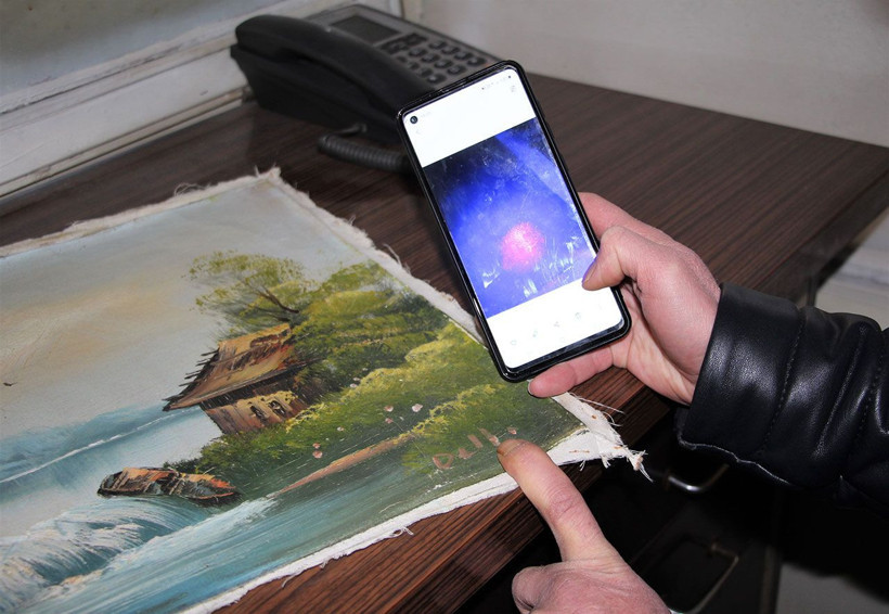 Tablosunun Dali'ye ait olduğunu söyleyen şahıs tabloyu 5 milyon Euro'ya satışa çıkardı. - Resim: 3