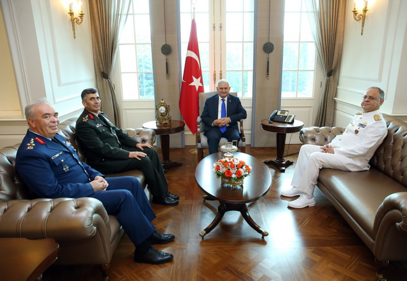 Başbakan Binali Yıldırım'a veda ziyareti - Resim: 4