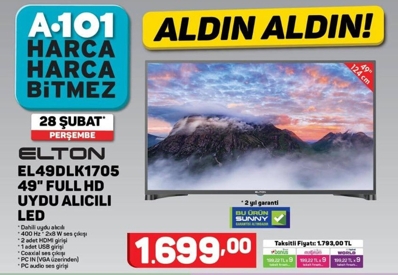 A101 23 Şubat 1 Mart aktüel ve indirimli ürünler kataloğu! Ay sonu büyük indirim fırsatı - Resim: 2