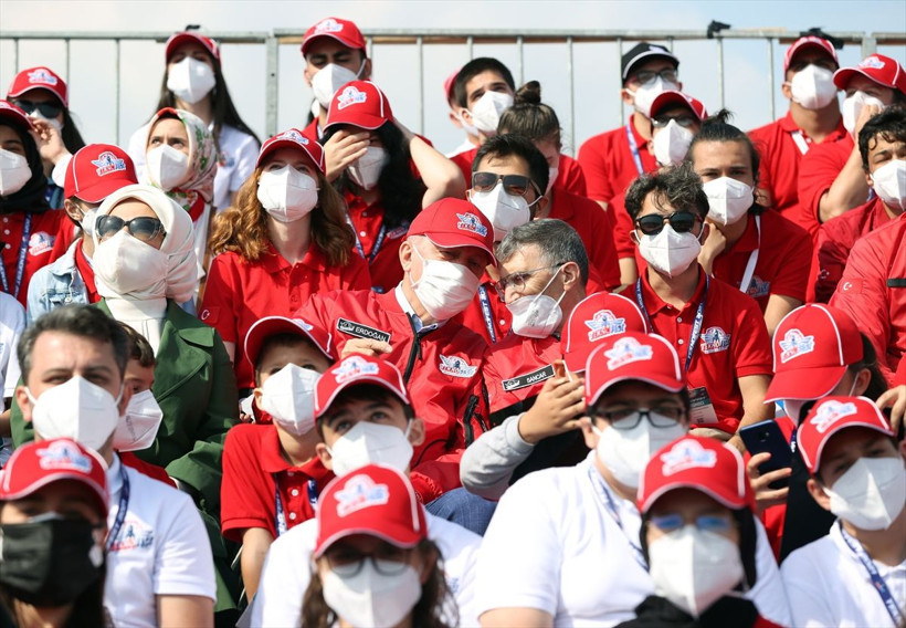 Cumhurbaşkanı Erdoğan Aziz Sancar ile birlikte izledi! TEKNOFEST'ten özel kareler - Resim: 2
