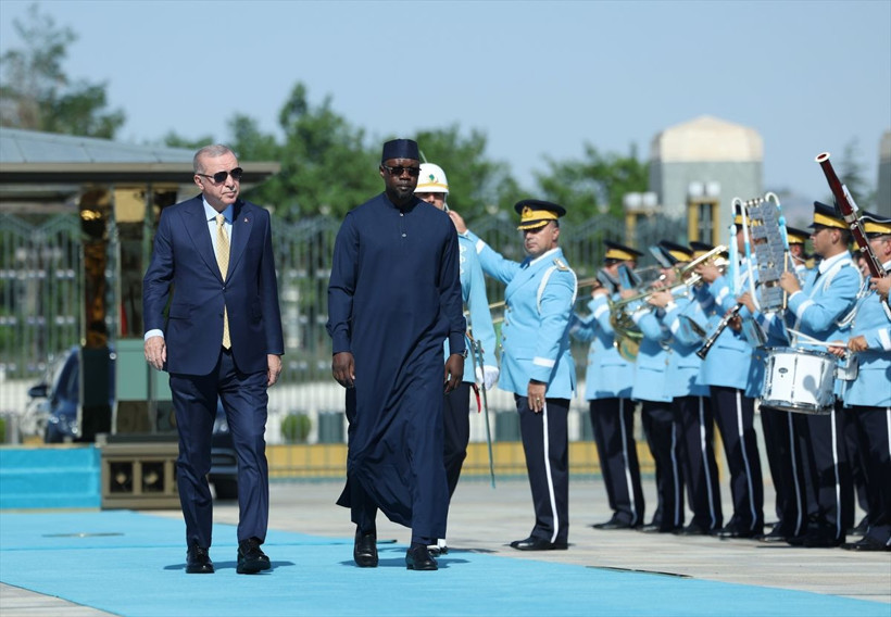 Cumhurbaşkanı Erdoğan, Senegal Başbakanı Sonko'yu resmi törenle karşıladı - Resim: 2