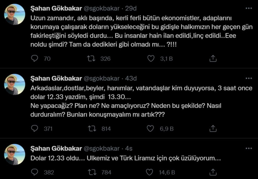 Dolar 13 lirayı Euro 15 lirayı aştı! 'Çok güzel batıyoruz' deyip ünlüler isyan etti - Resim: 2