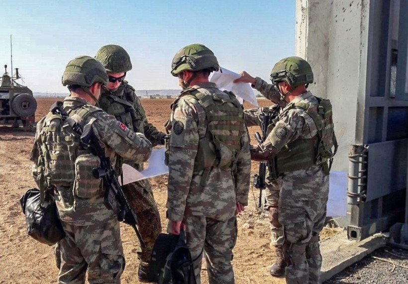 Türk ve Rus askerlerinin beşinci ortak kara devriyesi tamamlandı - Resim: 4