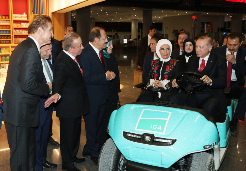 Başkan Erdoğan terminal binasını gezdi - Resim: 1