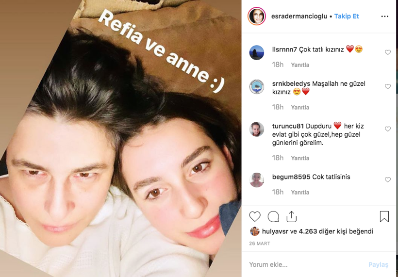 Oyuncu Esra Dermancıoğlu ile kızı Refia'yı görenler şaşırdı! - Resim: 4