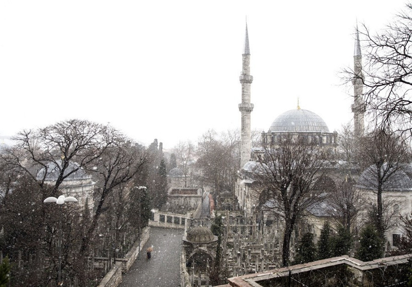 Kar geri döndü İstanbul beyazlara büründü - Resim: 4