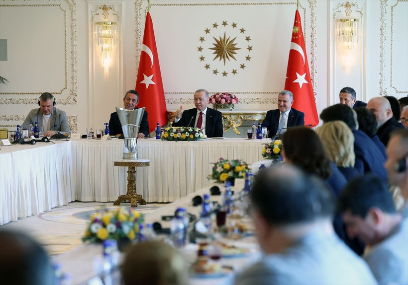 Cumhurbaşkanı Erdoğan, Fenerbahçe Erkek Basketbol Takımı'nı kabul etti - Resim: 1