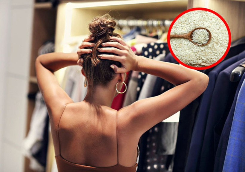 Gardırobunuza bir bardak pirinç koyun bakın neler olacak - Resim: 1