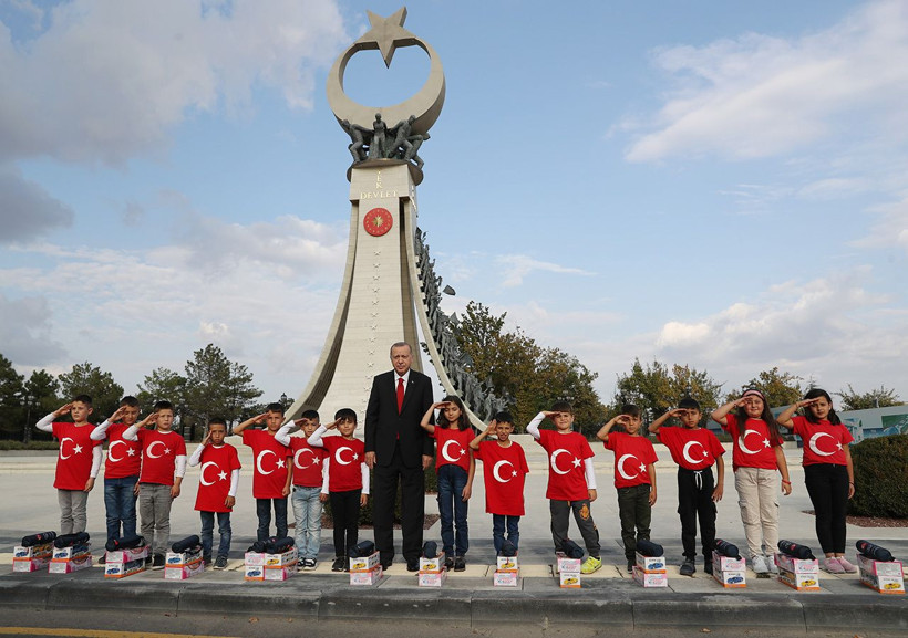 Cumhurbaşkanı Erdoğan öğrencileri ağırladı - Resim: 3