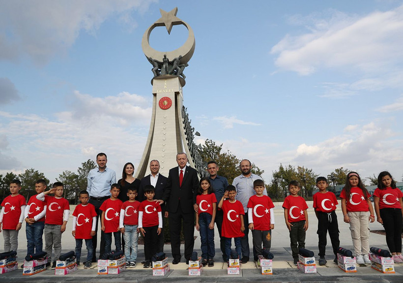 Cumhurbaşkanı Erdoğan öğrencileri ağırladı - Resim: 4