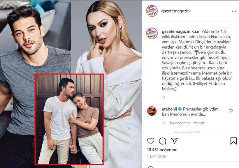 Hadise yeni sevgilisi Mehmet Dinçerler ile aşktan uçuyor: Prensesler gibiyim... - Resim: 2