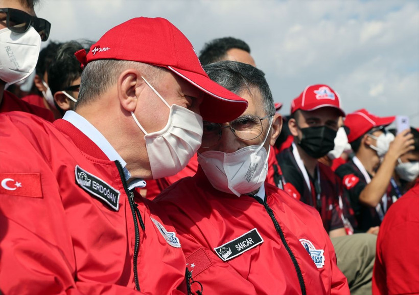 Cumhurbaşkanı Erdoğan Aziz Sancar ile birlikte izledi! TEKNOFEST'ten özel kareler - Resim: 4