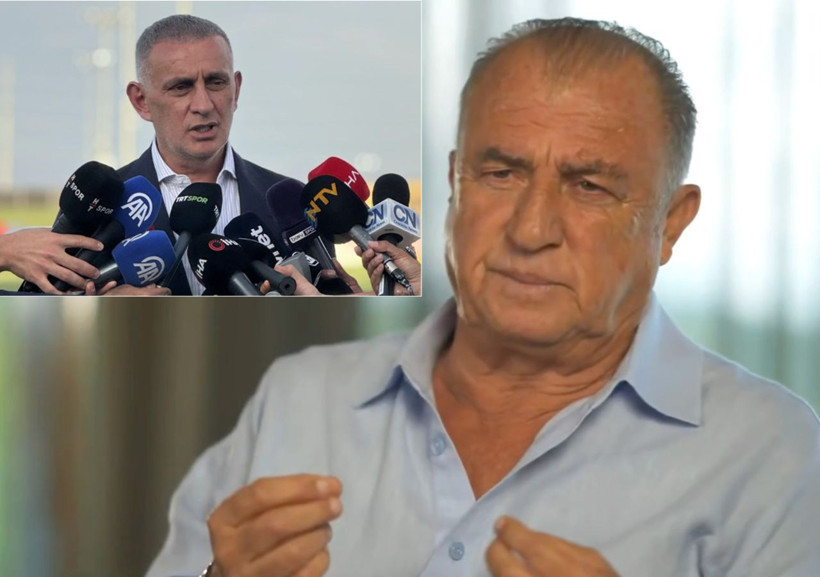 Fatih Terim'den TFF Başkanı İbrahim Hacıosmanoğlu'na yanıt! Eliyle yeri gösterip... - Resim: 1