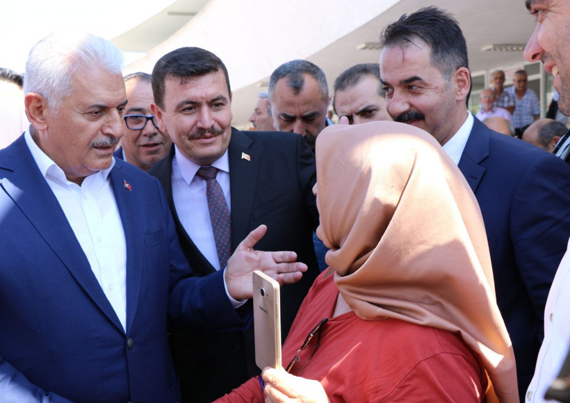 Binali Yıldırım Erzincan'da coşkuyla karşılandı! - Resim: 3
