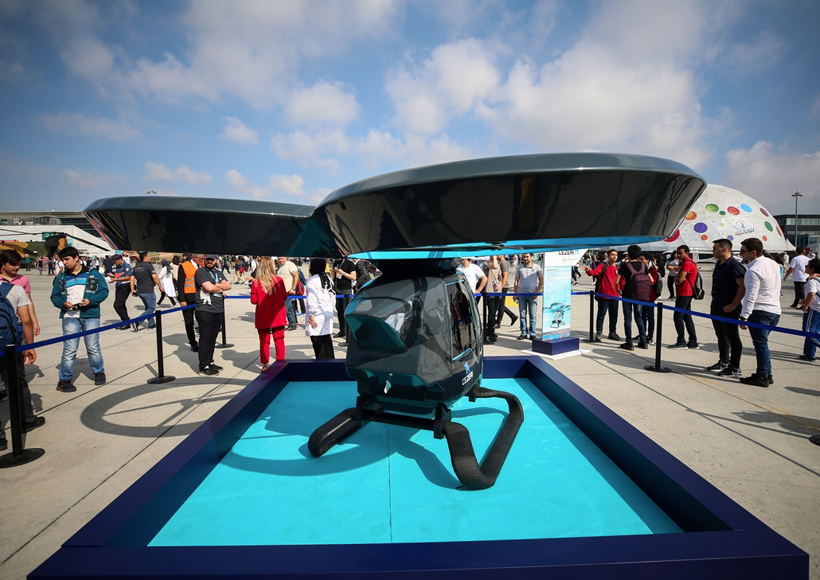 TEKNOFEST'te Uçan Araba Cezeri ağızları açık bıraktı bakın kaç ayda tamamlanmış - Resim: 1