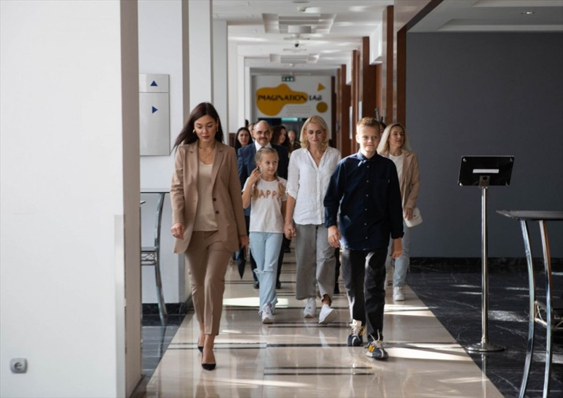 İstanbul'da dikkat çeken buluşma! Olena Zelenska, Azov taburu ve aileleri bir arada - Resim: 1