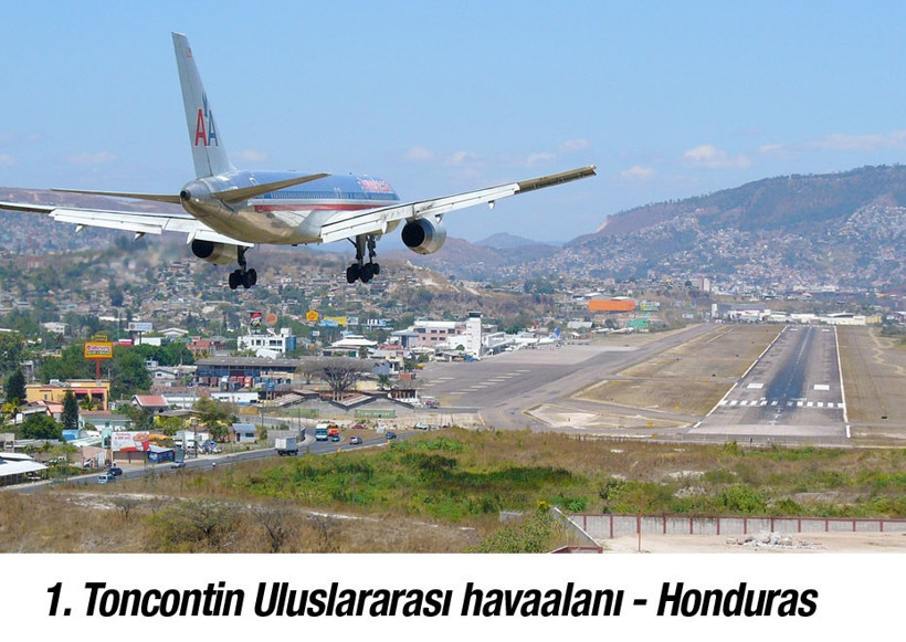 Dünya'nın en tehlikeli havaalanları! Tren bile geçiyor - Resim: 1