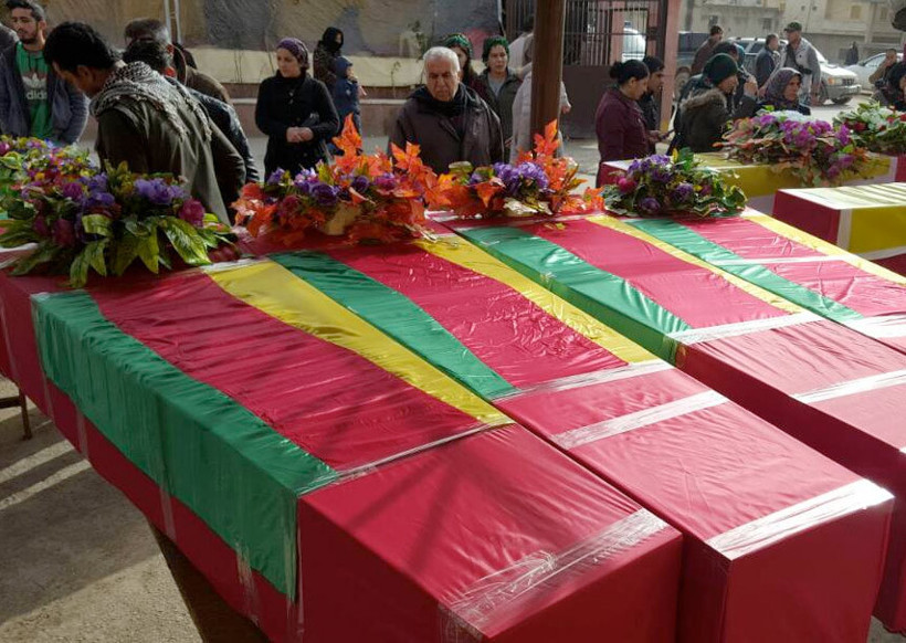 PYD/PKK cesetleri sıralandı! Afrin'den gelen bomba görüntü - Resim: 1